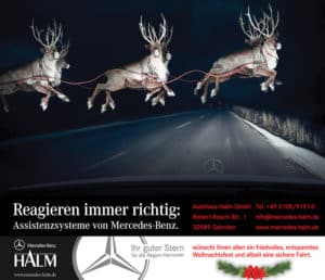 Mercedes Halm wünscht Ihnen eine schöne Adventszeit